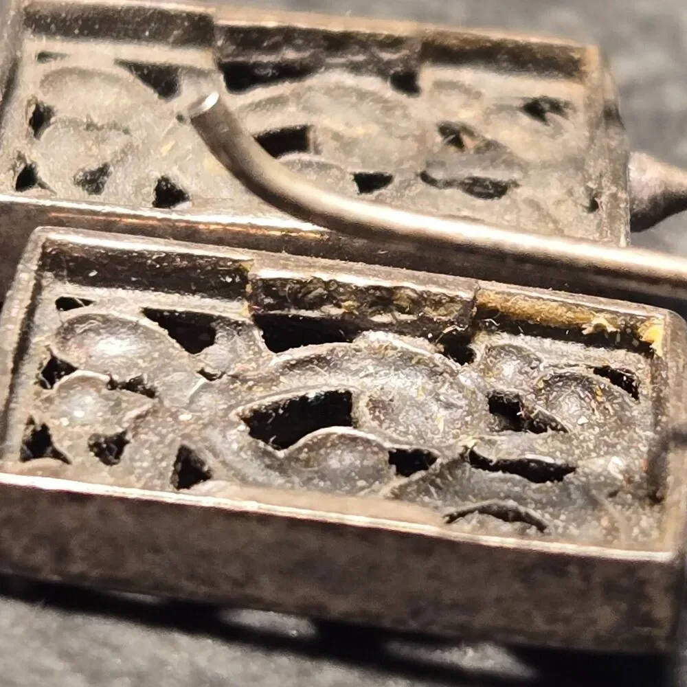 Thai Filigree Sterling Silver Earrings